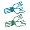 100 Pcs Cute Binder Clips Multipurpose Cartoon Rabbit Shape Blue