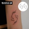 Boldink Semi-permanent tattoos, realistic fake tattoos, last 7-15 days, waterproof