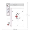 Cracks 132605 Letter Set, Kawaii Seal, Fruity Shimaenaga
