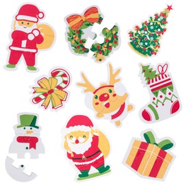 ArtCreativity Christmas Puzzle Toys for Babies - 9 Puzzles - EVA Christmas Baby Puzzle Toys for Infants That Float in Water - 9 Kids Christmas Puzzle Designs - Holiday Stocking Stuffers