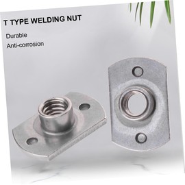 Mobestech 1 Pack of 15 Stainless Steel Wheel Nuts M8 Nut M8 Welded Nut Screw Welded Insert Round Socket Nuts Made of Silver