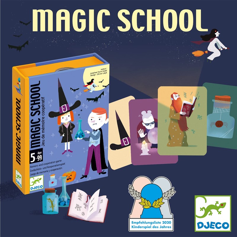 DJECO Magic School Lettere (35144), Multicolore (1)