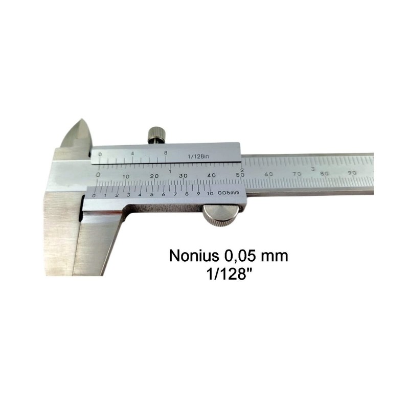 WRS Prez Vernier Calliper with Locking Screw, DIN 862, Rustproof,