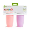 Munchkin Miracle 360 Sippy Cup, Pink/Purple, 10 Ounce, 2 Count