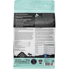 Annamaet Grain-Free Feline Sustain No. 29 Formula Dry Cat Food, (Line-Caught Cod & Free-Range Turkey), 12-lb Bag