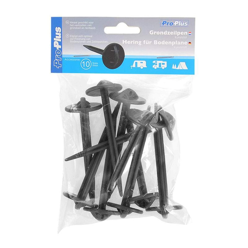 Preiswert&Gut 30 x Plastic Tent Pegs 9 cm for Tents,