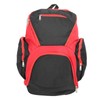 Basketball Backpack Black Red Multifunctional Large Capacity with Multiple Storage
