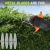 EVOKRYL 15Pcs Cordless Grass Strimmer Blades Replacement Kit - 10