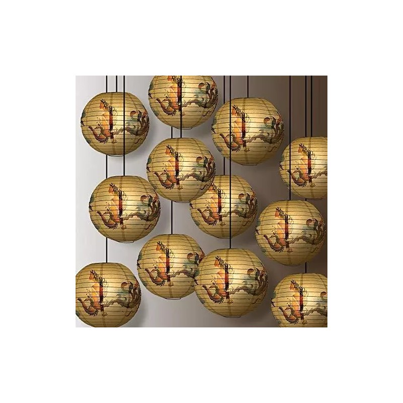 Quasimoon 14" Phoenix Chinese Wedding / New Year Paper Lantern