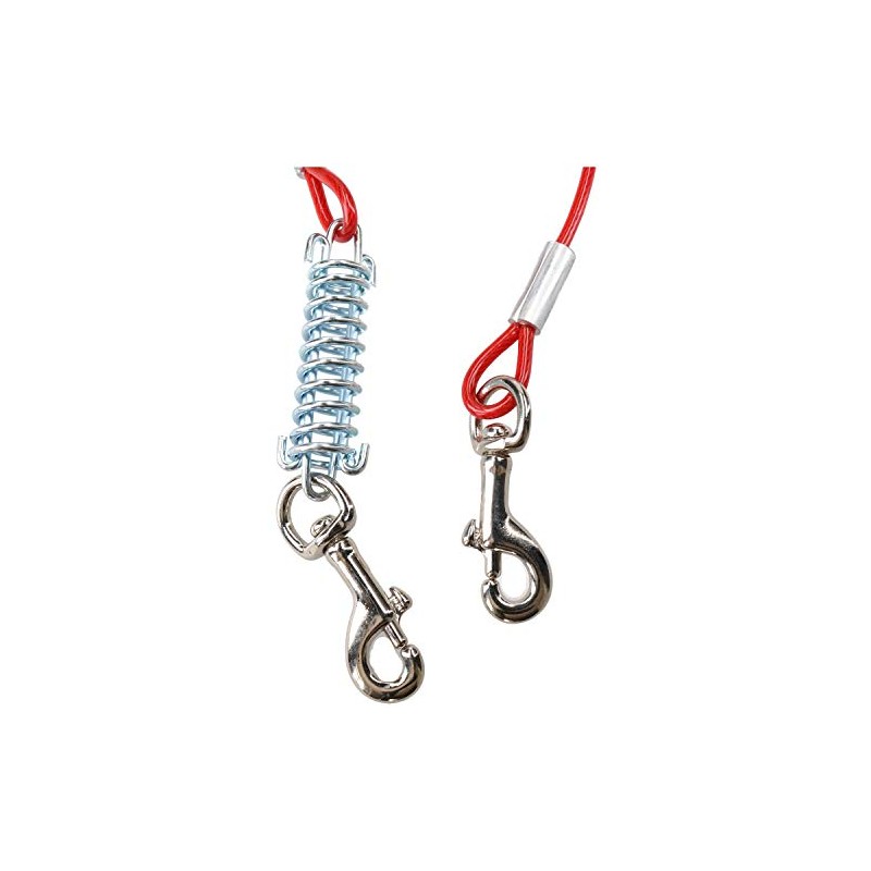 20FT/ 6M Weather Resistant Strong Secure Pet Dog Tie-Out Cable
