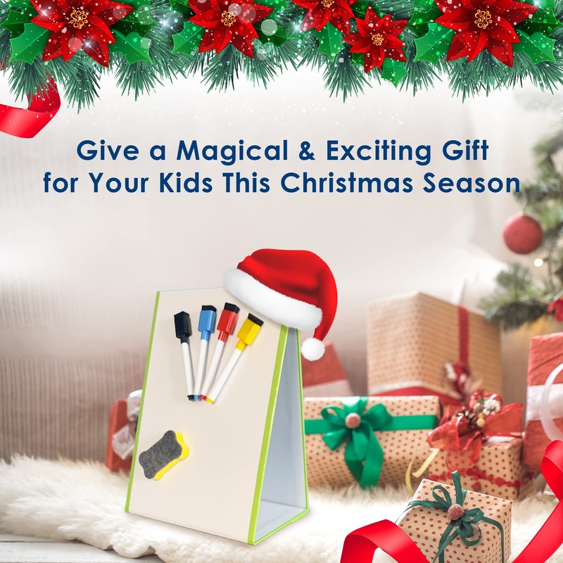 Magic Whiteboard Easel for Kids - A4 Foldable Kids Easel