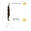 Frezon 3 Step Ladder, Folding Stool With 20CM Widened Pedal,