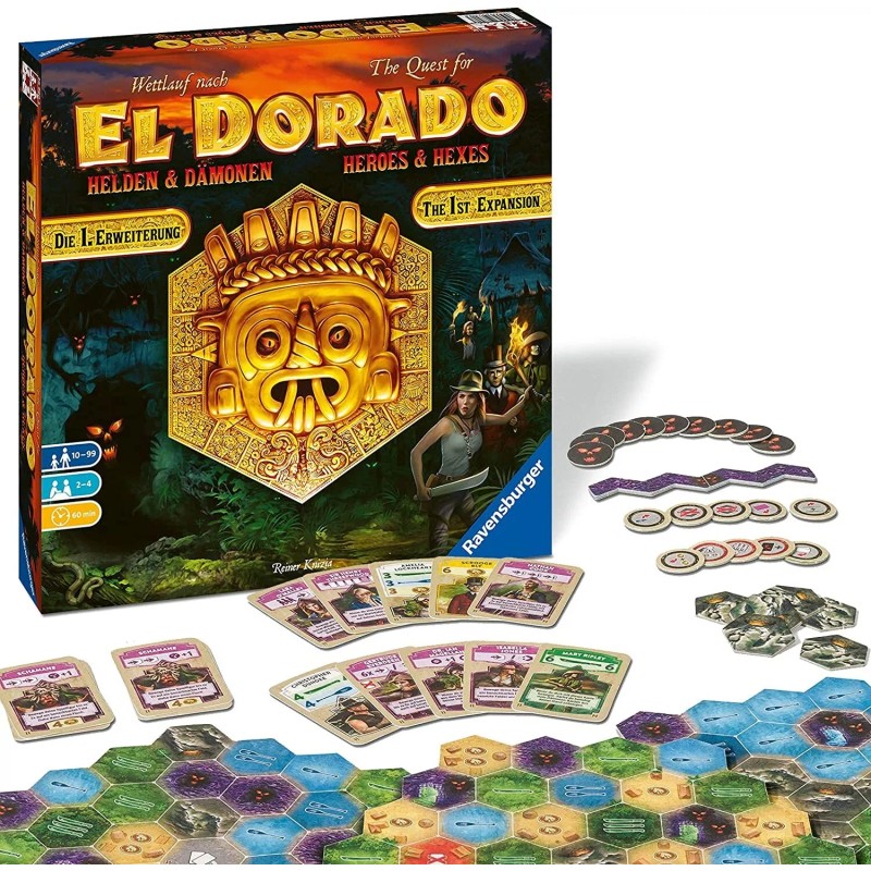 Ravensburger The Quest for El Dorado Heroes & Hexes Expansion_Bran