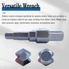 JEUCLEL 1/2 Inch Drive Universal Pagoda Head Valves Joints 5