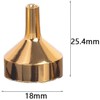 6 Pcs Small Metal Funnels for Filling Small Mini Bottles