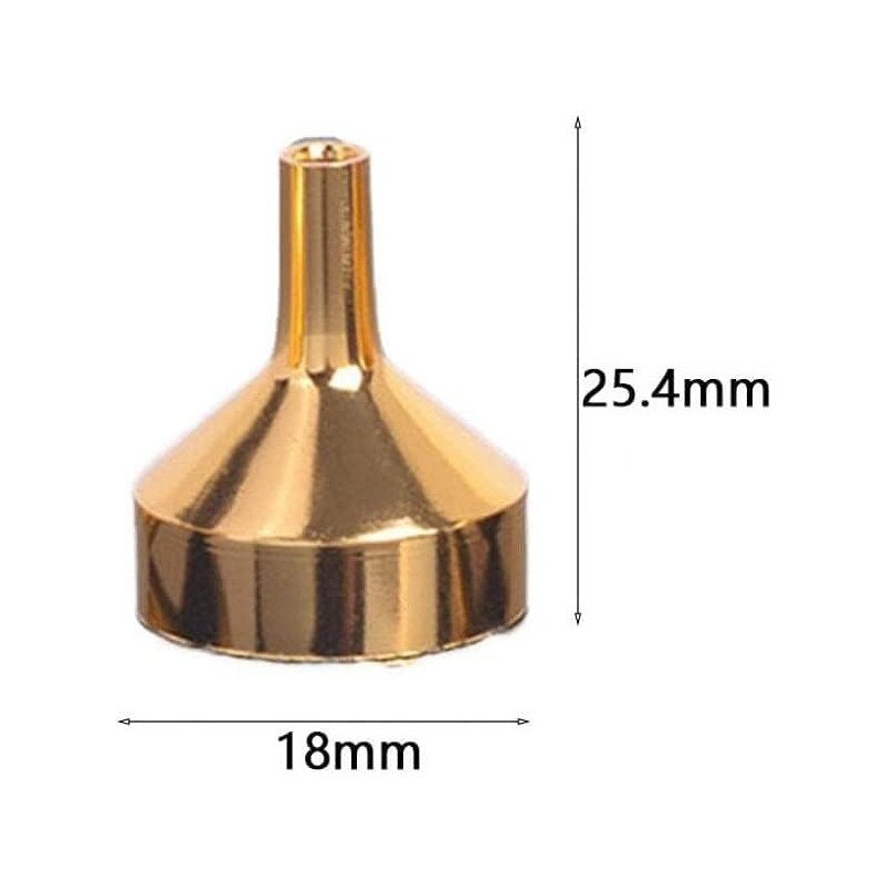 6 Pcs Small Metal Funnels for Filling Small Mini Bottles