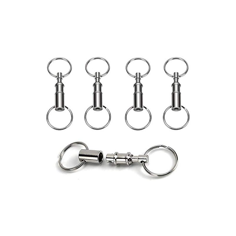 Handy Basics 4 Pack Quick Release Detachable Pull Apart Keychain