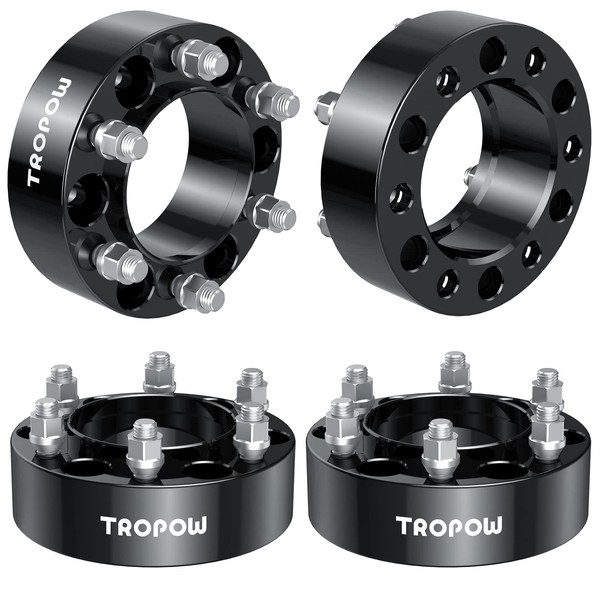 CHEINAUTO 6x5.5 Wheel Spacers Compatible with Tacoma Tundra, 2" Forged Hub Centric M12x1.5 Stud Hub Bore 106mm for 02-21 Tacoma,00-06 Tundra, 01-07 Sequoia,96-21 4Runner,10-21 GX460,03-09 GX470
