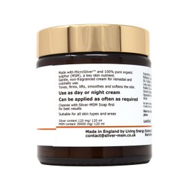 argentum plus - Silver-MSM Regeneration 5in1 Cream 100 ml for challenged, tired, mature, scarred and stressed skin