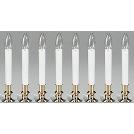 HW 9" CLR Candle/Base