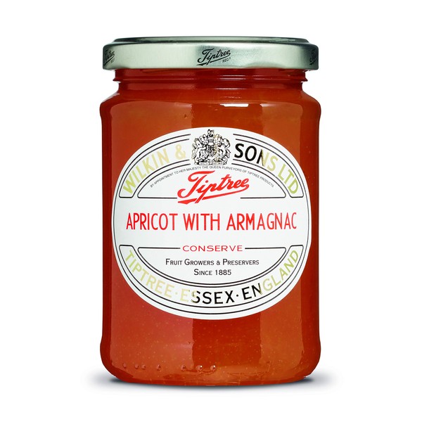 Tiptree Apricot & Armagnac Preserve, 12 Ounce Jar