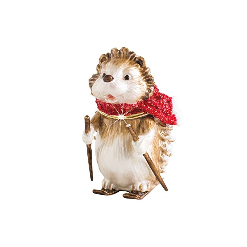 Craycombe Trinkets 6062 Hedgehog Trinket Box,Height 7cm