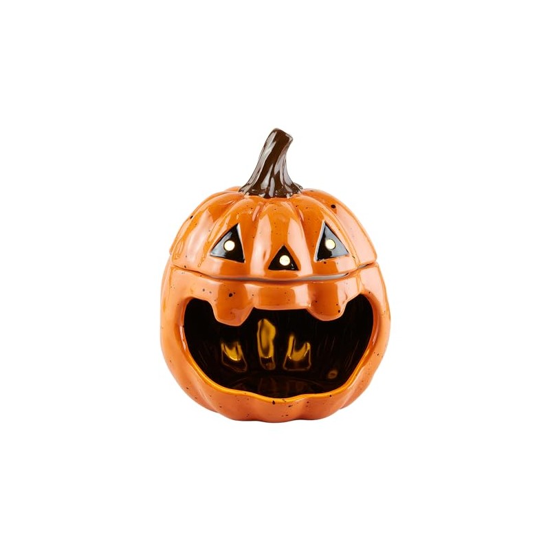 Mud Pie Open Candy Container, Pumpkin, 6" x 4.75"