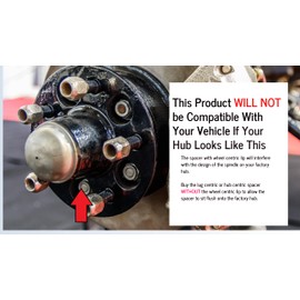 Customadeonly Forged 5x4.75 to 5x115 Wheel Adapters 25mm (1 Inch) Anodized Hubcentric 70.3mm to 71.5mm Bore M14x1.5 Studs (4pcs) – Bolt Pattern Conversion – Stud Trimming May Be Required