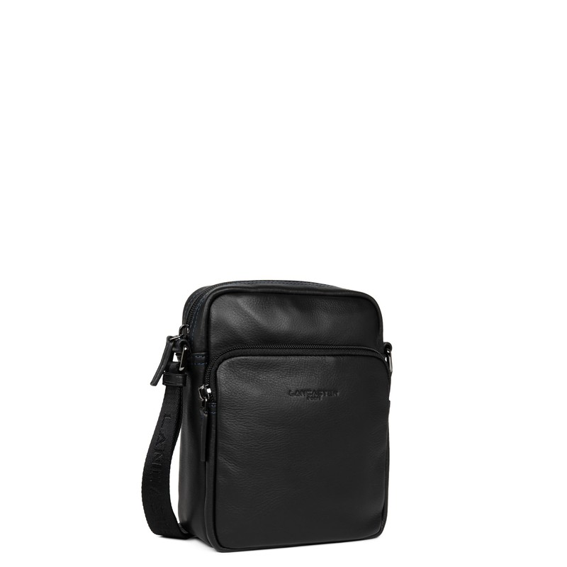 Lancaster small bag, black/blue