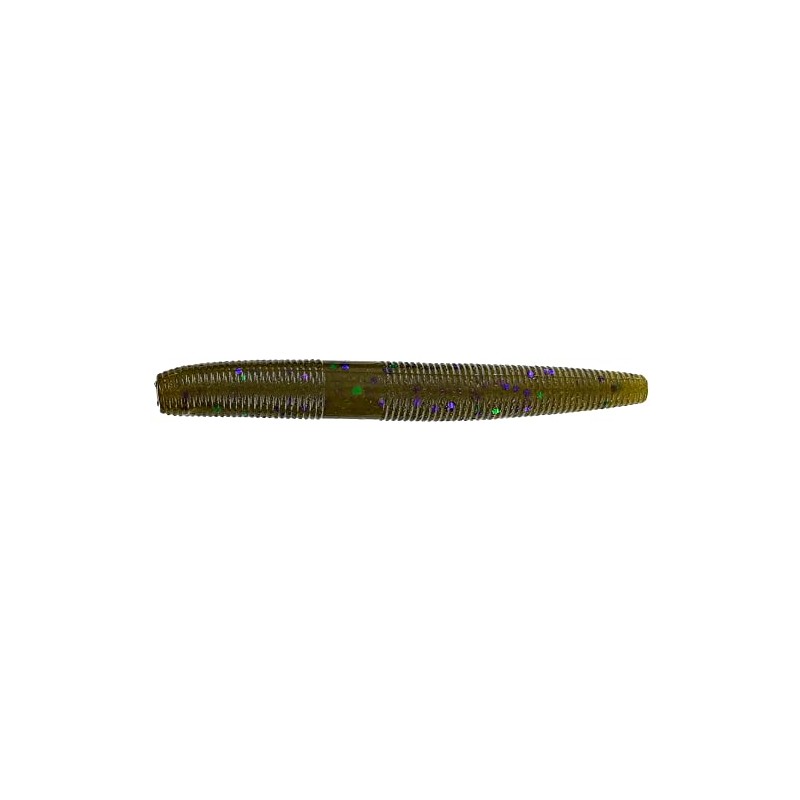 Yamamoto 3'' FAT SENKO GREEN PUMPKIN W/ GREEN & PURPLE