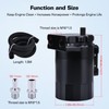 SPEEDWOW Universal Oil Catch Can Tank Filter Baffled With Hose