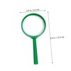Gogogmee 3 Sets Glass Magnifying Glass Jewelry Tweezers Magnifying Glass