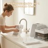 Large Capacity Makeup Organizer Countertop with Makeup Brush Holder for