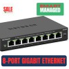 NETGEAR 8-Port Gigabit Ethernet Easy Smart Managed Essentials Switch (GS308E)