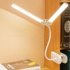 GcSige Dual Head LED Desk Lamp with Clamp, Eye-Caring Clip