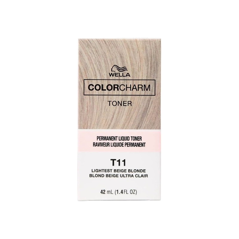 WELLA Color Charm T11Lightest Beige Blon Toner 2 pcs w/Color