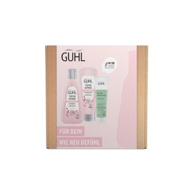 Guhl Repair Value Set – Contents: Shampoo, Conditioner & Treatment – 550 ml – Hair Type: Damaged, Stressed