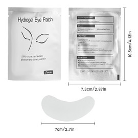 Auptiz Pack of 120 Eye Pads for Eyelash Extensions, Eyelash Extensions, Eyelash Pads, Eyelash Colouring Pad for DIY False Eyelashes, Makeup Eyelash Extension