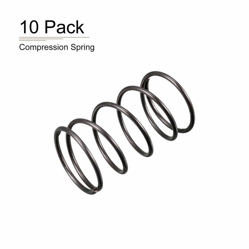DTGN 1.2x18x30mm(DxODxL) Compression Spring - 10Pack - Good for Machinery