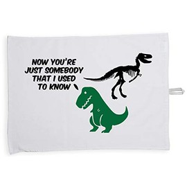 Hippowarehouse Now you're just somebody that i used to know Tea Towel Eco Printed Dish Cloth Kitchen accessory 50cmx70cm 100% Cotton