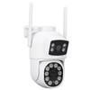 Dual Lens Security Camera 360° Pan Tilt Wireless Surveillance Camera