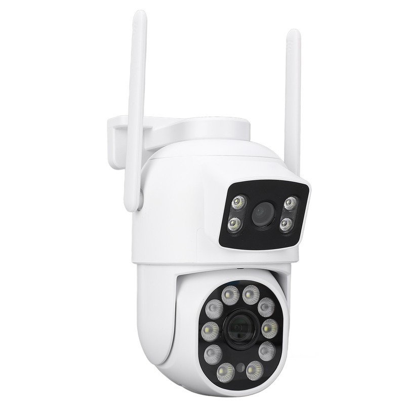 Dual Lens Security Camera 360° Pan Tilt Wireless Surveillance Camera