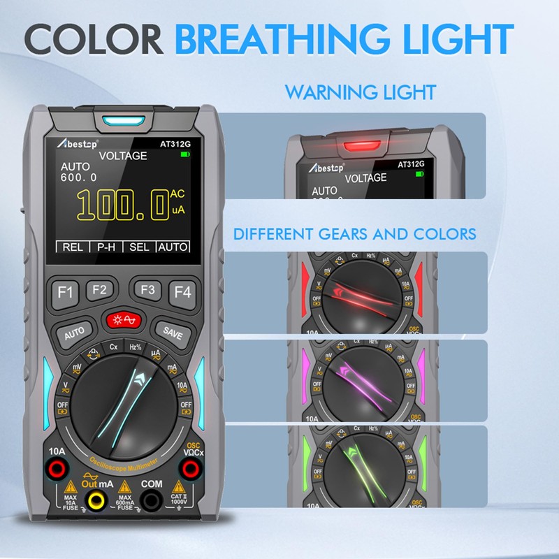 Abestop AT312G 3 in 1 Oscilloscope Digital Scope Multimeter with