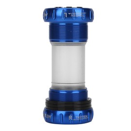 Mountain Bike Chain Wheel Bottom Bracket Thread Integrative Crankset Bearings (Blue)