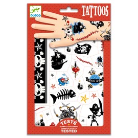 Djeco Tattoos – Pirates, Beige, 2 (dj09584 a)