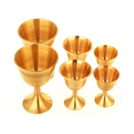 (イスイ)YISHUI 風水 銅製 水杯 ゴールド 金色 金運 財運 福運 縁起 開運 (S)