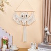 ACRNIGHEET DIY Owl Macrame Kit with Instruction Handmade White Owl