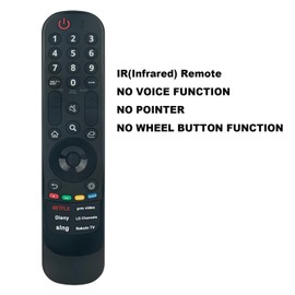 MR23GA Replacement Remote Commander Compatible for LG Class B3/C3/G3/M3/75/80/UR7800/UR9000 Series OLED EVO LED QNED 4K UHD Smart webOS TV OLED55B3PUA OLED65B3PUA OLED77B3PUA 86UR7800PUA 43UR9000PUA