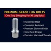 20 Pcs Lug Bolts Conical Bolt 12x1.50 Thread 27mm Shank