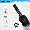 JEUCLEL T45 Torx Bit Socket, 1/2" Drive Torx Star 6